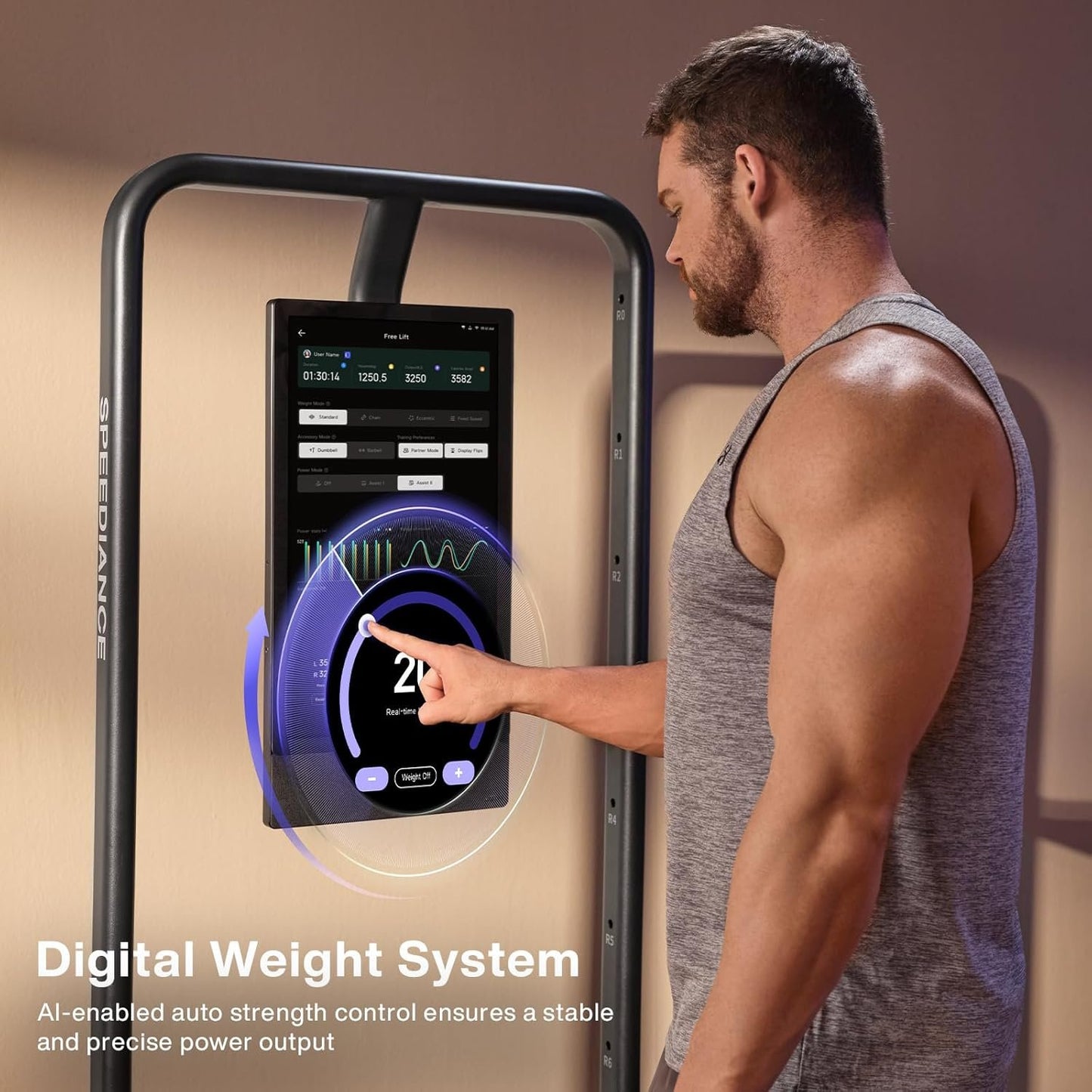 Gym Monster 2 Smart Home Gym - Improved AI Home Workout Machine - Multifunction Machine - All in One Strength Training Device