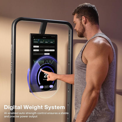 Gym Monster 2 Smart Home Gym - Improved AI Home Workout Machine - Multifunction Machine - All in One Strength Training Device