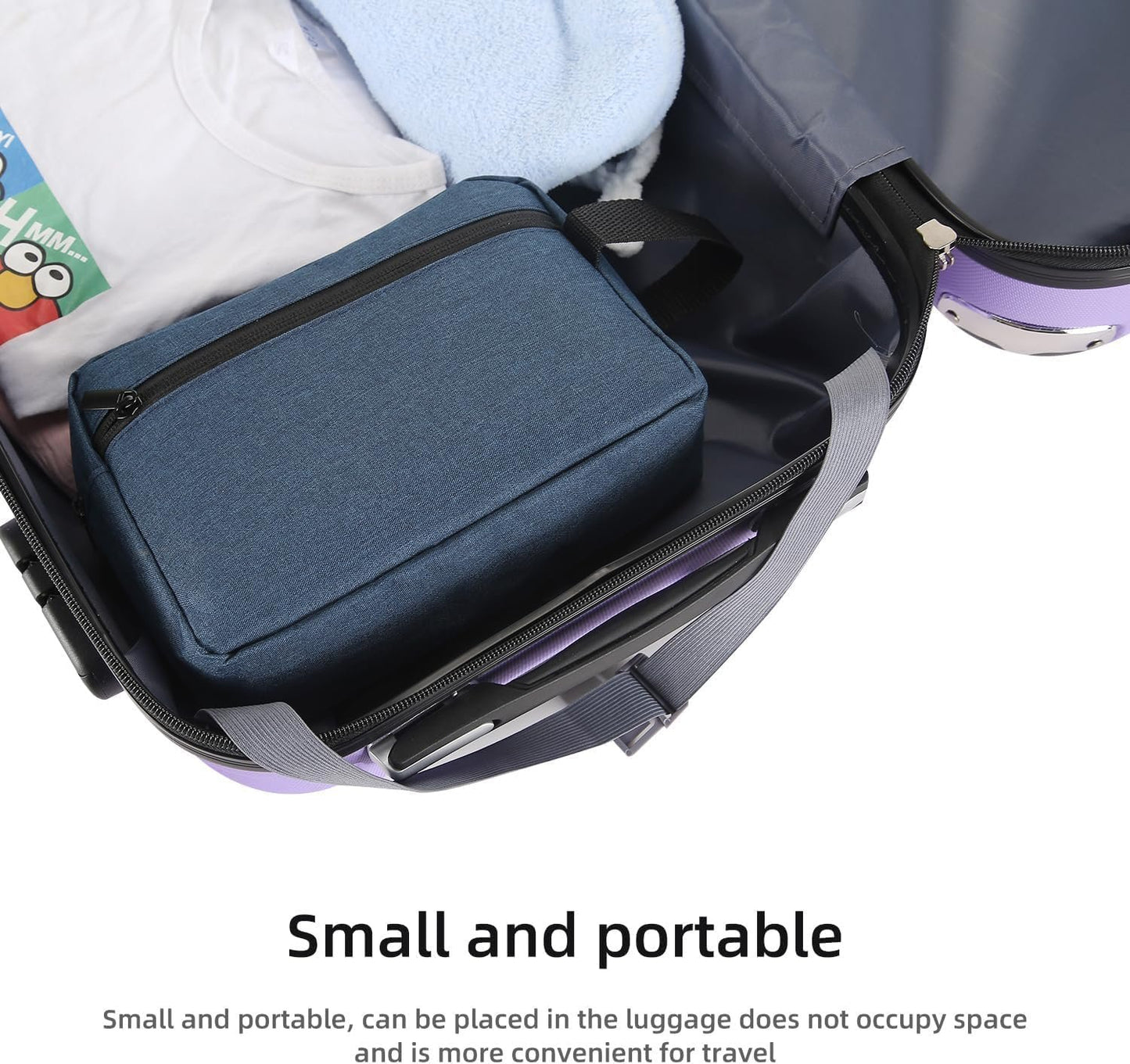 Hanging Toiletry Bag Portable Travel Bag with Hanging Hook, Toiletry Organizer Wash Bag Hanging Dopp Kit Shaving Kit Water-Resistant Makeup Cosmetic Bag Organizer for Accessories, Women Men and Kids