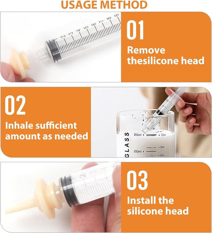 zhenzhenhao 10PCS Pet Feeding Nipple-Contains 2 Syringes, Silicone Material Kitten Nipples for Nursing, Reusable Pet Nursing Syringes,Alternative Mini Nipple Feeding Kit Suitable for Puppies, Kittens