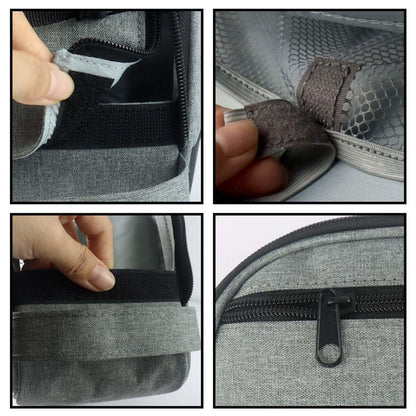 Tiny Chou CPAP Travel Bag Compatible with ResMed AirMini Machine and Accessories, Portable CPAP Equipment and Supplies Carrying Bag, Lightweight CPAP Organizer Case Storage Bag with Pockets (Grey)