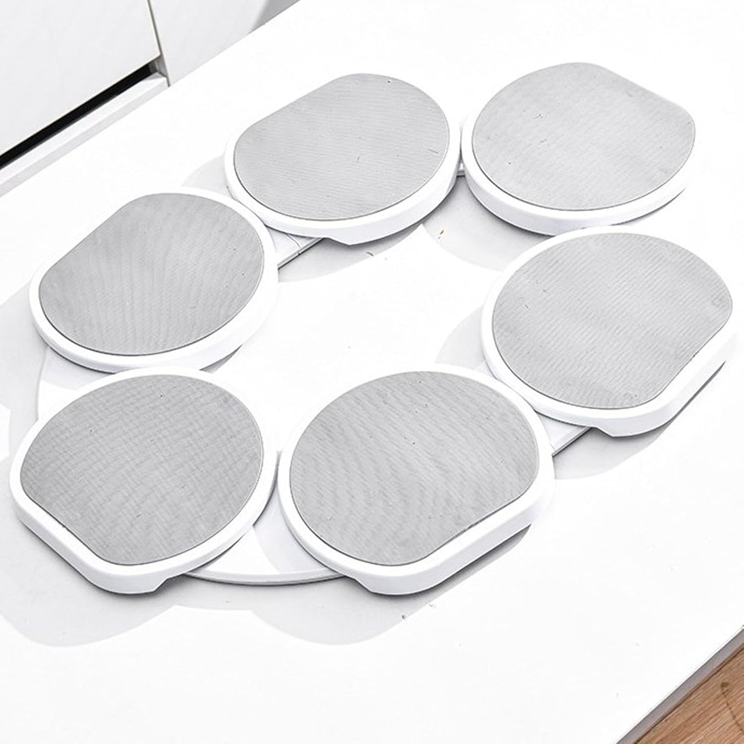 Electric Lazy Susan for Tabletop, Dining Table Rotating Food Tray, Multifunction 360 Degree Rotation Food Serving Tray for Kitchen Parties Gatherings (Sxhlsellerf6iexwy45k-11)