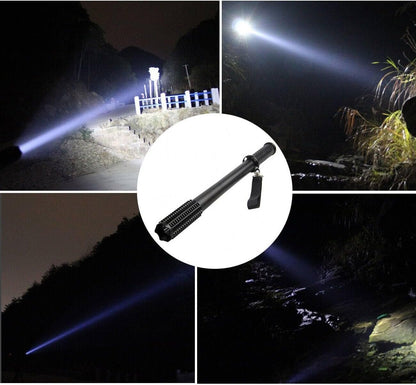 90000LM Baseball Bat LED Flashlights Waterproof Powerful Aluminium for Emergency