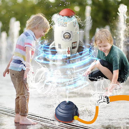 Splash Play Toys, Rocket Launch Sprinkler Toy, Rocket Sprinkler Toy for Children, Outdoor Sprinkler Toy, Sprayer Toy, Splash Play Toys