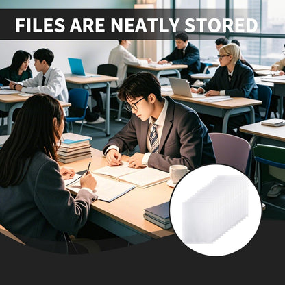 Clear Plastic Document File Folder 30 PCS A4 Size Clear Transparent Folder for Chool Home Work Office Organizationchool Home Work Office Organization(Transparent Folder(30pack))