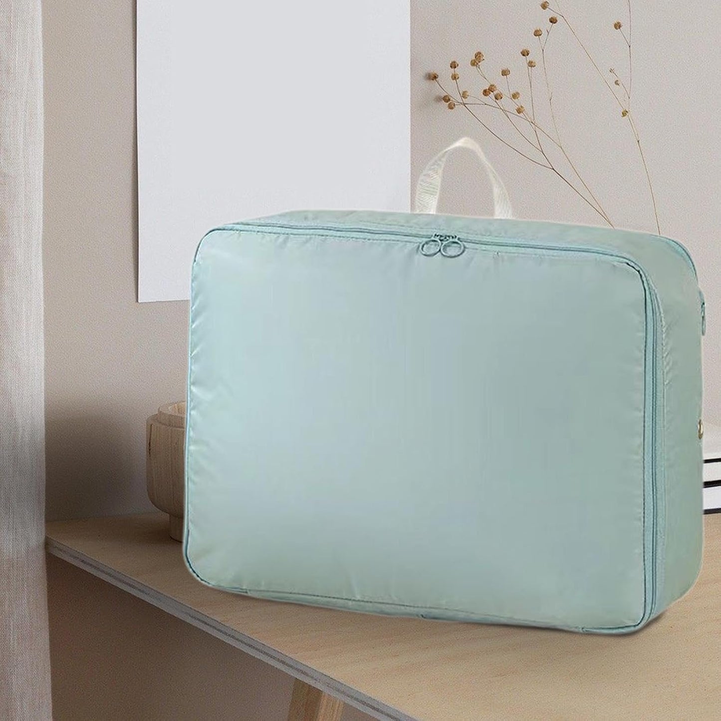 DimyFew Travel Storage Bag, Luggage Organizer, Packing Bags, Portable Shoe Bags, Luggage Pack, Organization Bag, Light Blue