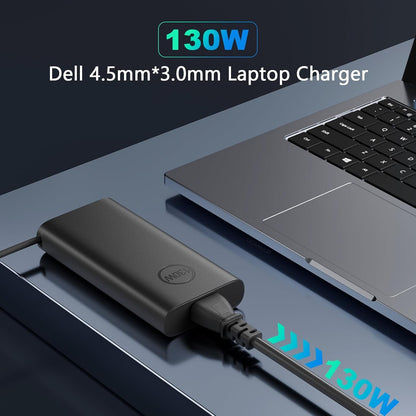130W Dell Laptop Charger Slim Tip 4.5mm for Dell XPS 15 7590 9530 9550 9560 9570 9575 Inspiron 7348 Precision M3800 5510 5520 5530 06TTY6 AC Adapter Power Replacement Supply Cord