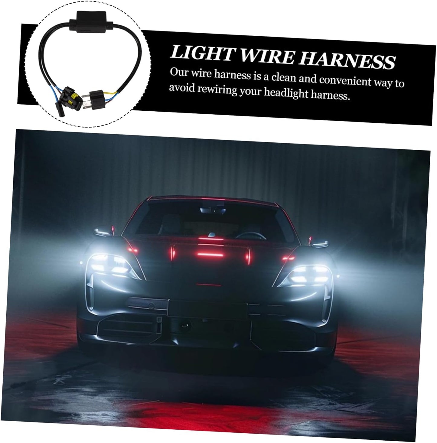 VALICLUD Cablaggio per Luci Auto Plug And Play Installazione Facile Compatibile con Vari Cablaggio e Pratico per Faro Riduzione Energetici Upgrade Veloce