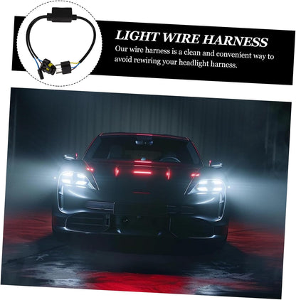 VALICLUD Cablaggio per Luci Auto Plug And Play Installazione Facile Compatibile con Vari Cablaggio e Pratico per Faro Riduzione Energetici Upgrade Veloce