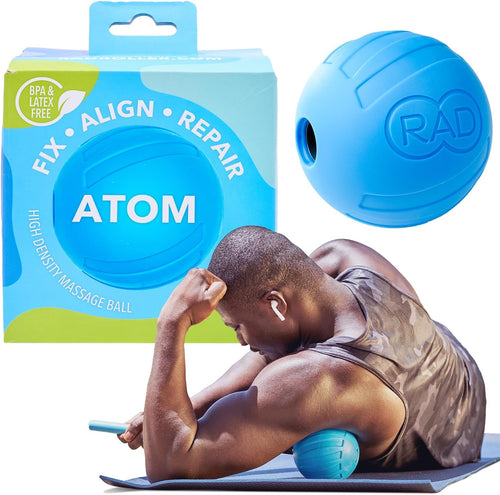 RAD Atom I High Density Myofascial Release Tool I Self Massage Mobility and Recovery