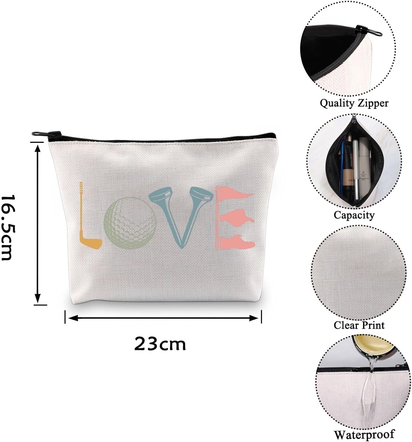 Funny Golf Gift Golf Gifts Lady Golf Gift Lady Golf Gifts Golfing Survival Kit Golf Accessories Gift (Love Golf CA)