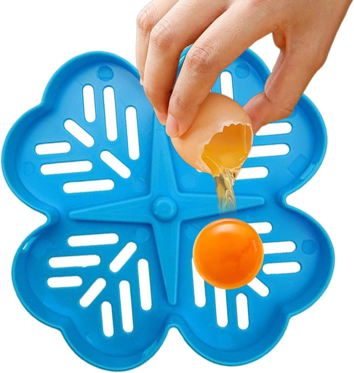 Separatore di tuorlo, estrattore di albume d' , utensile da cucina antiaderente per uso alimentare, pratico gadget da cucina per la preparazione dei pasti, piatti per la colazione, feste in casa e