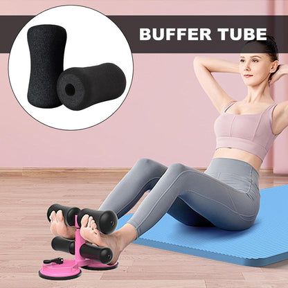 Foam Foot Pads, 4 Packs Roller Buffer Black Tube Covers, Home Gym Accessories for Comfort and Support, Fitness Gear for Exercise Machines, Leg Extensions, and Workouts