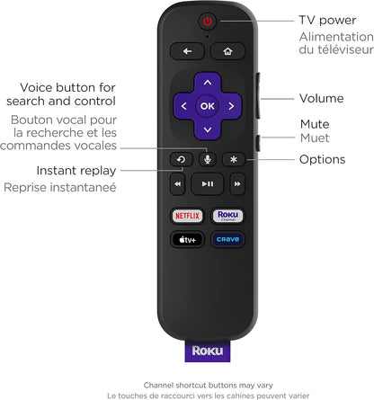 Roku Streambar (Official Manufacturer Product) | 4K/HD/HDR Streaming Media Player & Premium Audio, All in One, Includes Roku Voice Remote