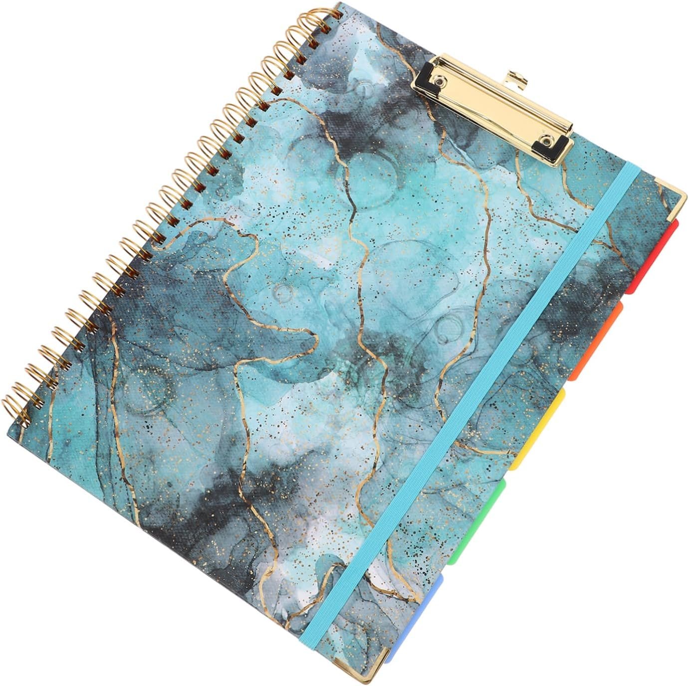 TEHAUX Multifunctional Notepad Clipboard Folio with Storage Pocket PU Writing Board for Office School and University Use Enhance Productivity and Organization
