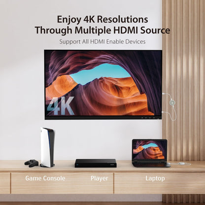 j5create ScreenCast 4K Wireless HDMI Transmitter and Receiver, Wireless HDMI Extender, Support 4K30Hz / 1080p60Hz, 2.4/5GHz, for Laptop/PC/Player to HDTV/Projector (JVAW75)