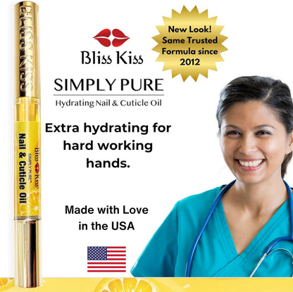 Bliss Kiss Pure Cuticle & Nail Oil Pen - Crisp by Bliss Kiss