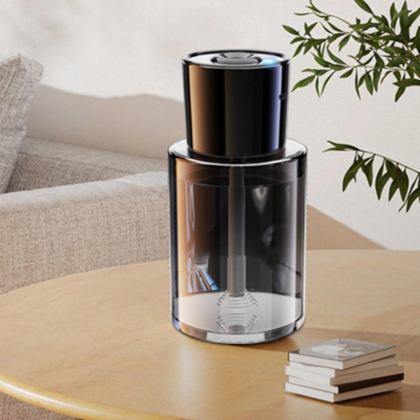 Automatic Car Air Freshener - 50ml Intelligent Control Car Aromatherapy Diffuser, 5 Adjustable Modes,Oil Diffuser Atomizer for Home and Car, USB Powered Auto Fragrance