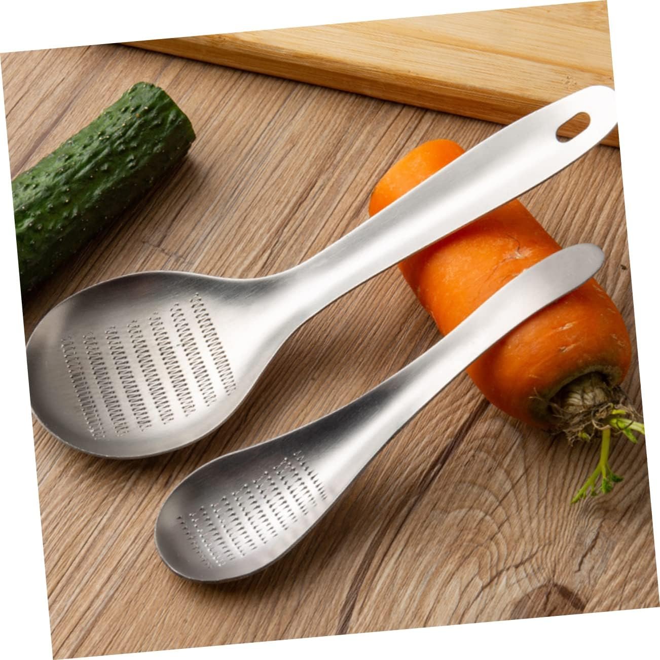 LALADEFIEE Food Prep Tool Heavy Duty Stainless Steel Grater Vegetable Fruit Shredder Easy Cleaning Storage