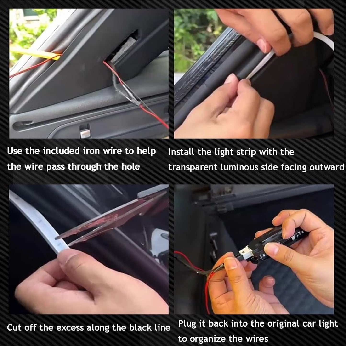 Dynamic Flowing Car Trunk Light Strip, Smart Car Trunk Led Atmosphere Light Strip, Universal Waterproof Cargo Ambient Lighting,for SUV Truck Trailers (White,2m/78in)