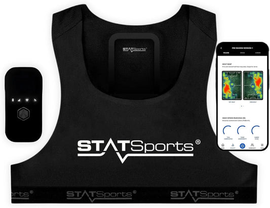 STATSports APEX GPS Soccer Tracker Vest - APEX Athlete Series - Tracks 16 Key Metrics - Sport GPS Vest for Elite Performance Tracking - Sports Activity Trackers Used by Pro Players & Teams, Adult M
