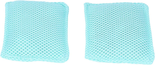 Dish Scrubber Reusable Kitchen Cleaning Cloth Set Safe Ceramic Mesh Material Efficient Scrubbing for Pots Pans Dishes Household 2PCS