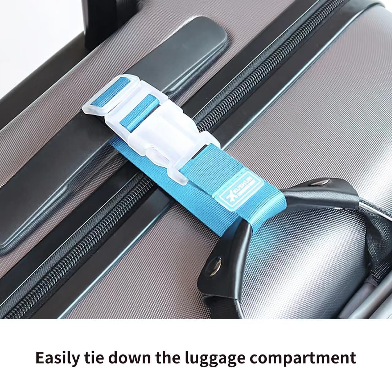 GENHY Luggage Straps, Adjustable Bag Strap for Connecting Luggage, Suitable for Travel and Outdoor Activitiesï¼ˆ4 Packï¼ŒMulticolorï¼‰