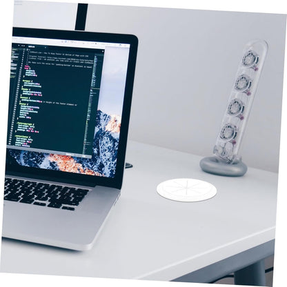 TEHAUX 3Pcs Desktop Wire Hole Plug Round Cable Hole Covers for Cable Management Durable Plastic Design for Office and Home Desks Tidy Up Your Workspace with Stylish Wire