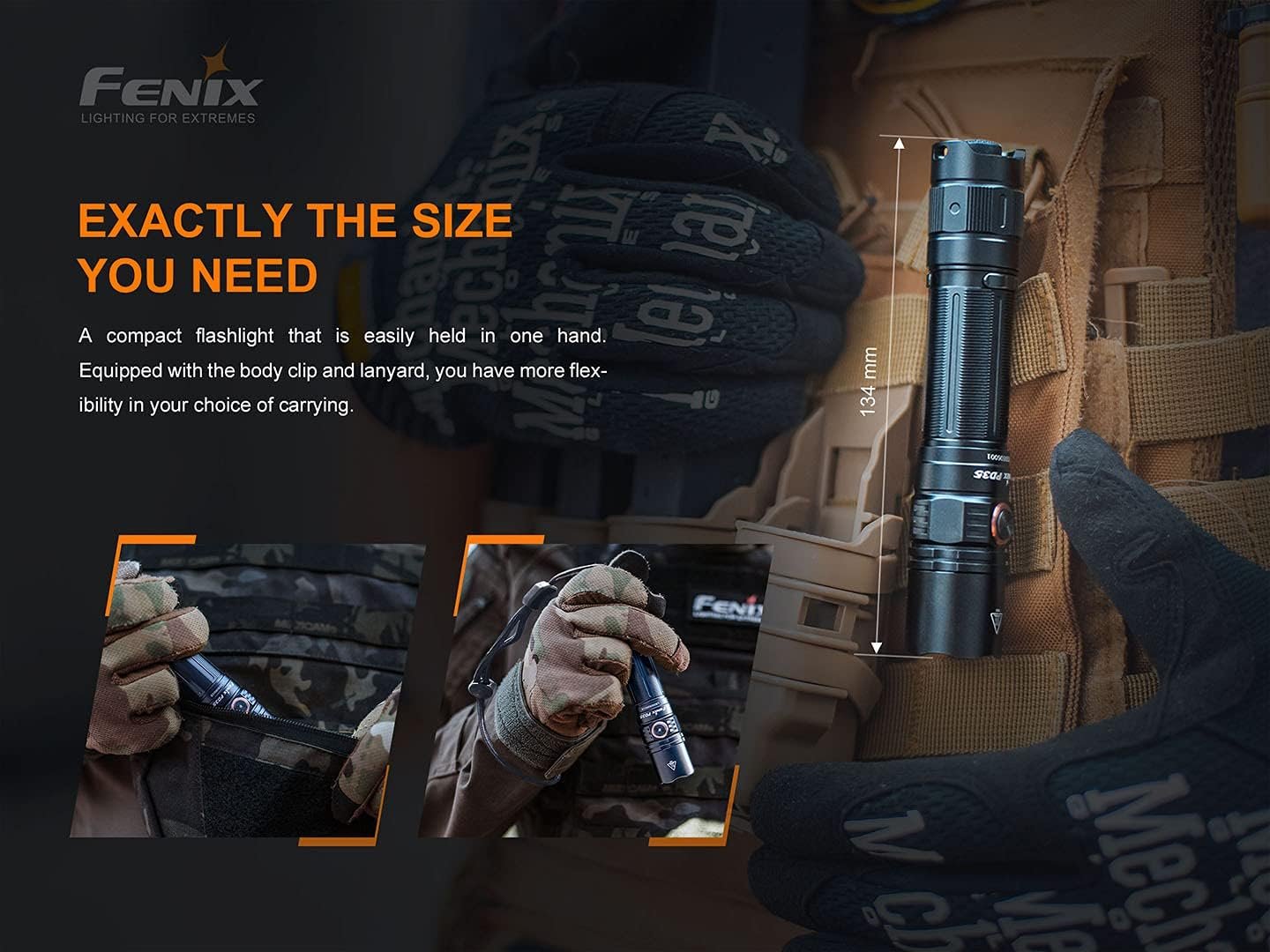 Fenix PD35 v3.0 1700 Lumen Tactical Flashlight