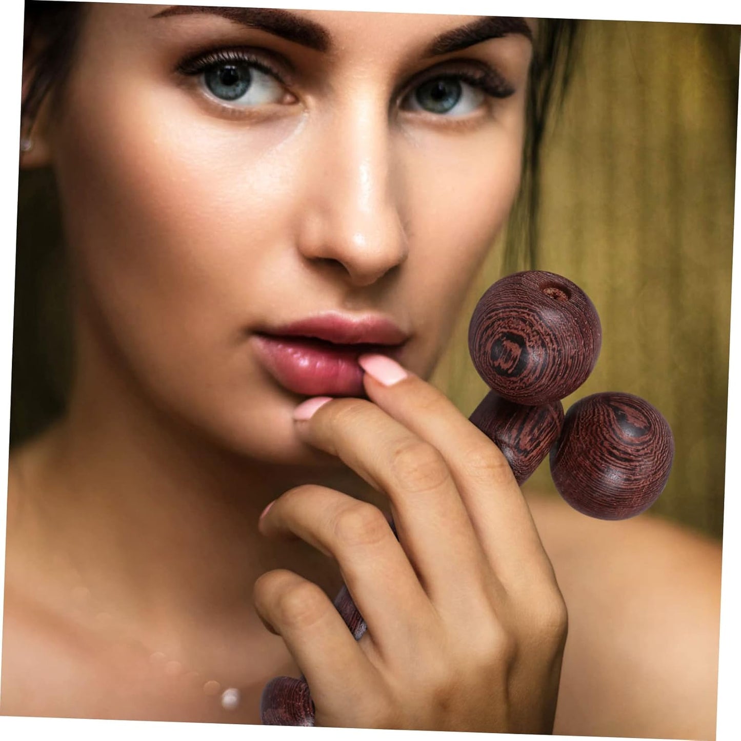 BCOATH Elegant Wooden Face Massager Portable for Body Face Arms Legs Aging Skin Tightening Tool