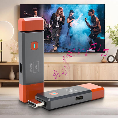 Wireless HDMI Transmitter and Receiver, Plug Play, Portable 1080P Extender, 5G Portable Wireless HDMI Extender Kit for Streaming Video and Audio to HDTV Projector Monitor