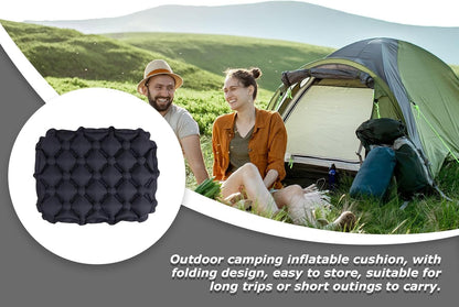 Inflatable Cushion Seat, Lightweight Travel Cushion, Airplane Seat Pad, Camping Gear Cushion, Lightweight Inflatable Comfortable Travel Seat Cushion for Truck Drivers and Camping