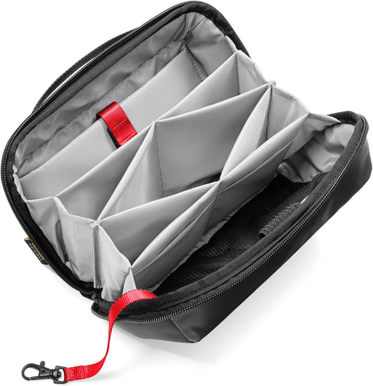 tomtoc Cable Bag and Technical Accessories, Travel, Organizer Bag for Electronic Technical AccessoriesAdapter MacBook, Cable, Hub, Power Bank, USB Stick, Charger, Hard Drive, Gifts