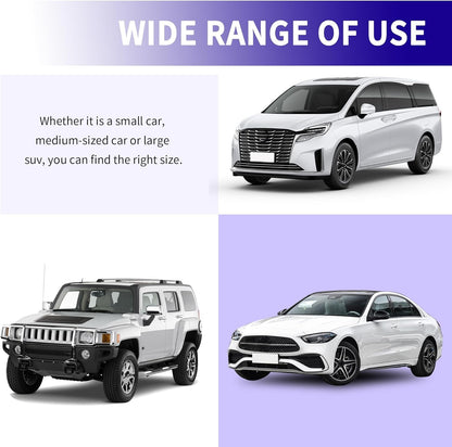 2PCS Square Sun Shade for Car Windshield,Foldable Car Windshield Sun Shade for Blocking Sunlight Exposure,Universal Car Sun Shade Windshield Interior Accessories for Truck,SUV (2PCS Square-S)