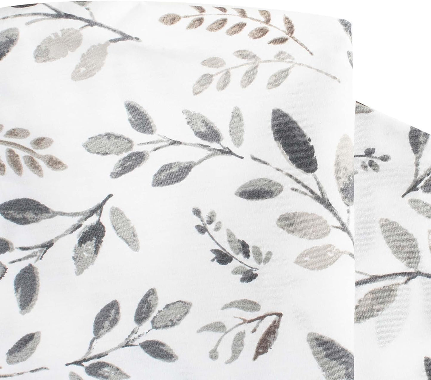 Boppy Nursing Pillow and Positionerâ€”Original | Gray Taupe Watercolor Leaves | Breastfeeding, Bottle Feeding, Baby Support | with Removable Cotton Blend Cover | Awake-Time Support