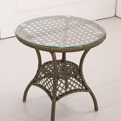 Round Dining Table Top, Tempered Glass Coffee Table Surface, 50 CM-100 CM Sizes, Modern Design for Center Tavolo, Durevole & Stylish Round Glass Tabletop