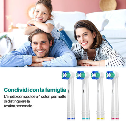 8 Pack Replacement Toothbrush Heads for Oral B Braun, Classic Precision Professional Care, Vitality Pro Smart Genius Series and More