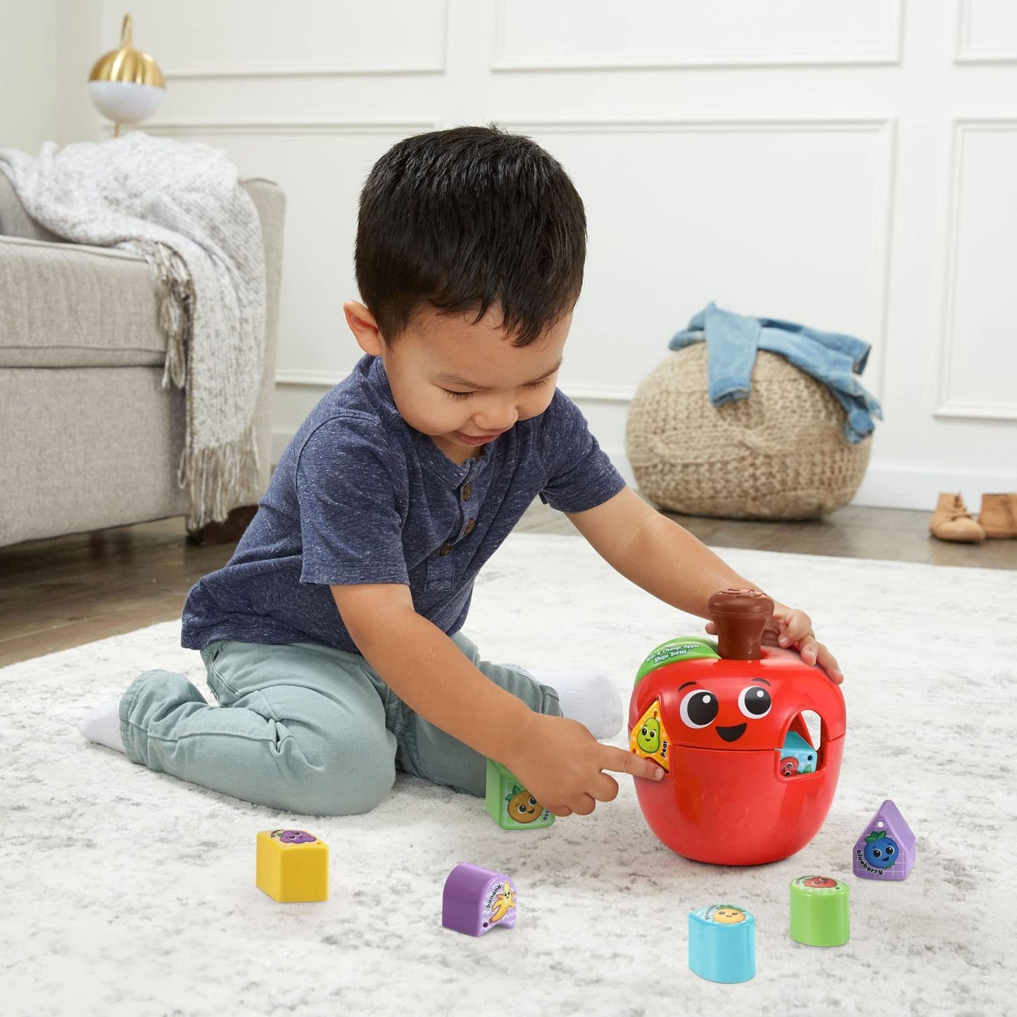 LeapFrog Spin and Change Apple Shape Sorter (English Version)