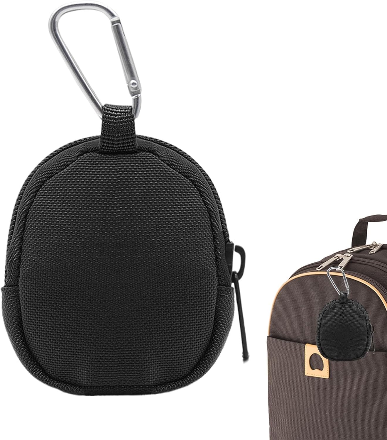 Multi-Functional Keychain Pouch Wallet, Outdoor Waist Case and Backpack Accessory for Travel, Camping, Hiking, Fishing, Cycling, and Exploration, Versatile Organizer for Gear Solution, Black, Please
