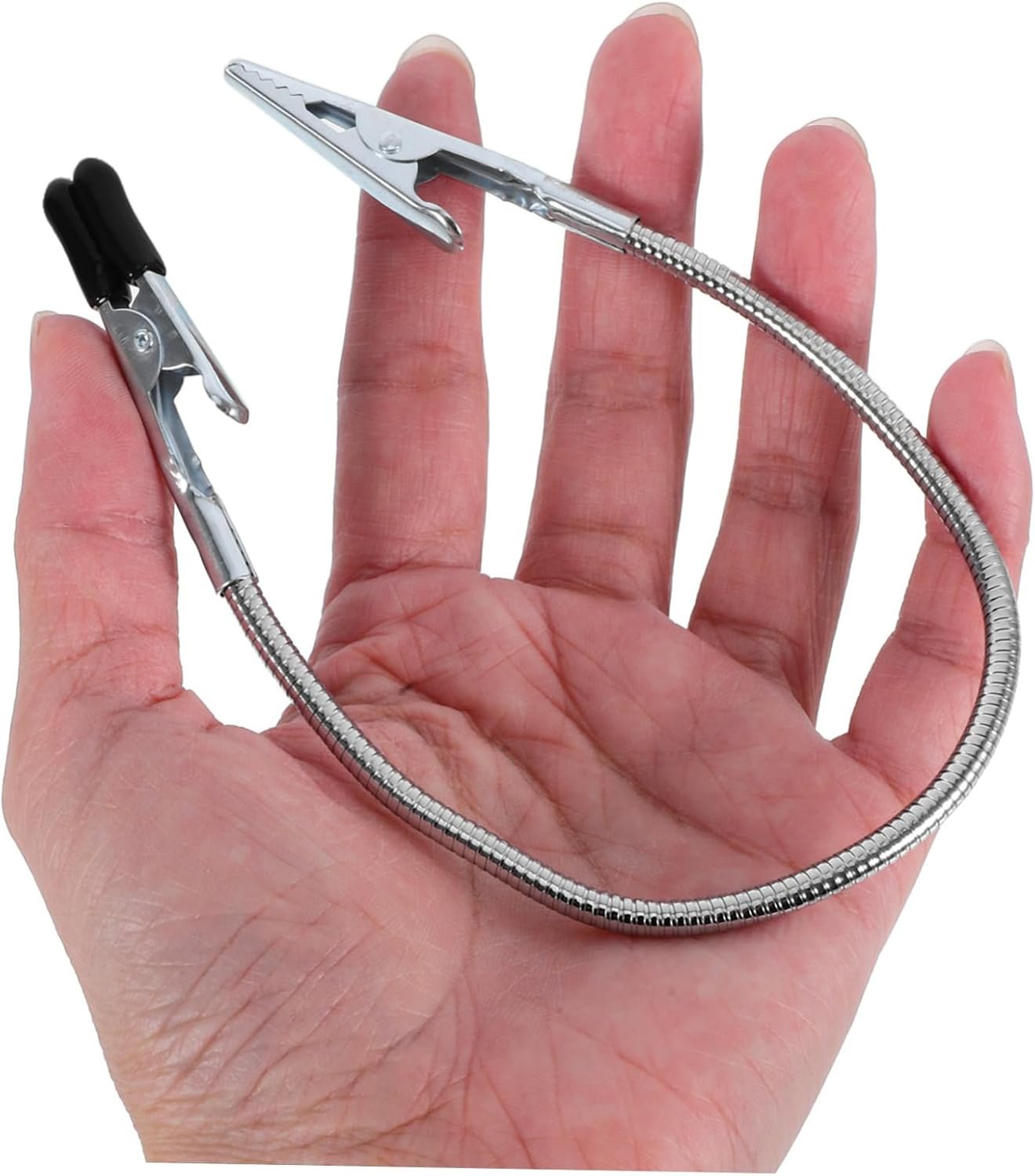 HEALEEP 3pcs Flexible Alligator Clamps Welding Wire Holding Tool for Efficient Electronics Repair Portable Wire Soldering Clip Holder for Workspace Organization