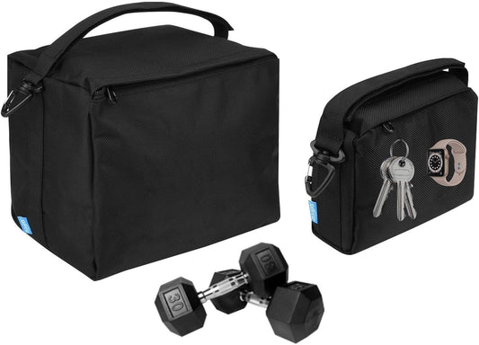 ccuzs Outdoor Gear Bag, Multi-Use Storage Sack, Sand Bag Organizer, Heavy-Duty Handles, Water-Resistant Fabric, Black, Ideal for Camping, Travel, Gym, Hiking, Backpacking