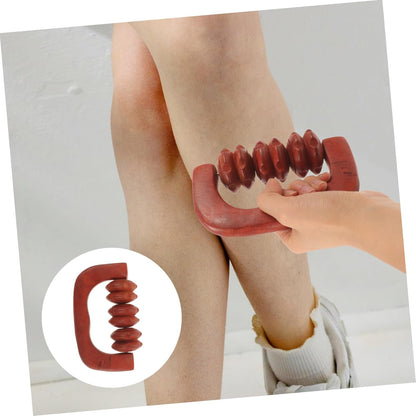 BESTYASH 2 Pezzi Massaggiatore in legno posteriore massaggiatore per il mal di schiena massaggiante per massaggio alla schiena Massager strumenti di massaggio Di legno