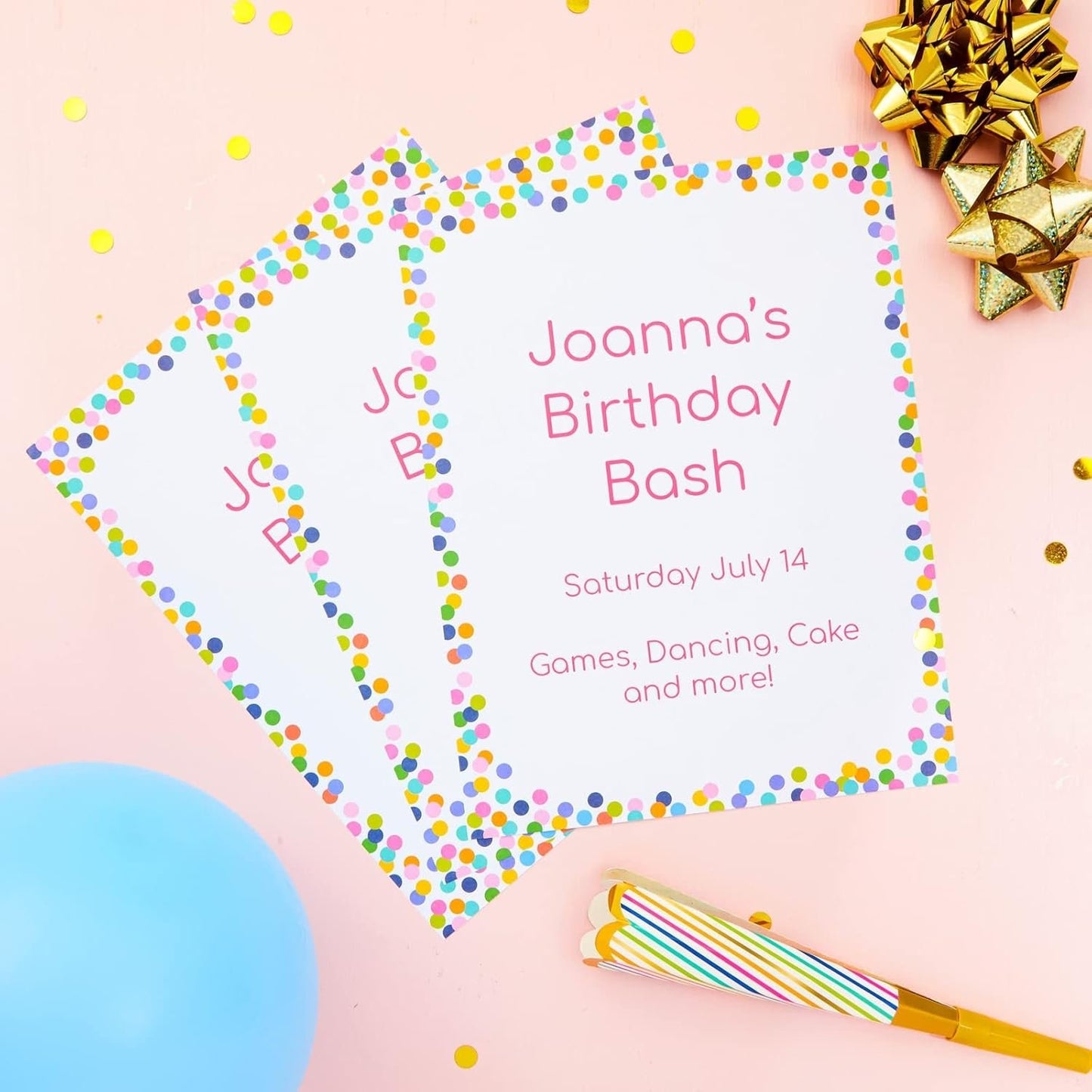 Confetti Stationery Paper (8.5 x 11 Inches, 96 Sheets)