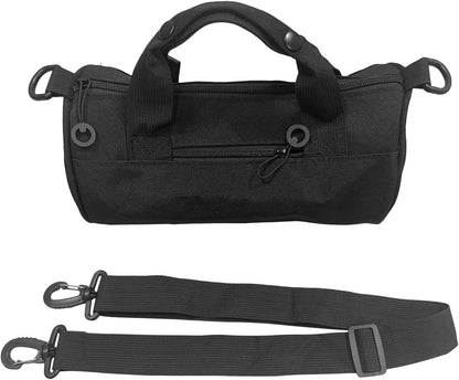Gym Bag, Barrel Shape Carrier, 11,02 x 5,91 pollici Ampia capacità, regolabile Shoulder Strap, Swim Gear Bag for Men, Women, Hiking, Dance, Yoga, School, and Workout, Nero , Se référer au descriptif