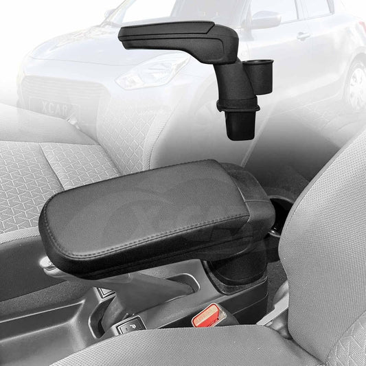 X-CAR Central Armrest Storage Box with Cup Holder for Suzuki Swift 3rd Gen 2017-2024 Arm Rest Car Interior Accessories