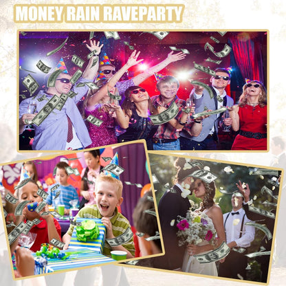 Money Game, Cash Toy for Children, Copy Money, Real Size Fake Dollar, Casino Accessories, Cash Film Play Toy, 120 Pieces, (20 x 1$, 5$, 10$, 20$, 50$, 100$)