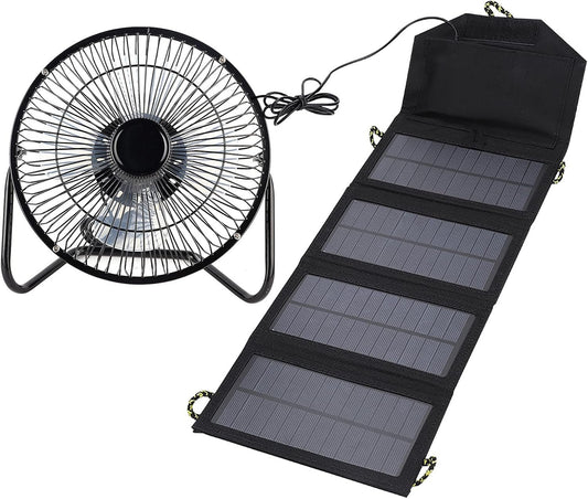 XIASABA 7W 5.5V Outdoor Camping Solar Power Folding Bag Phone Charger with Cable