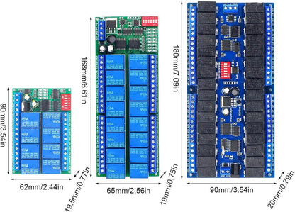 CHENZILIN RS485 Relays Module DC12V 32/16/8 Channel for Automation Home with RTU Control