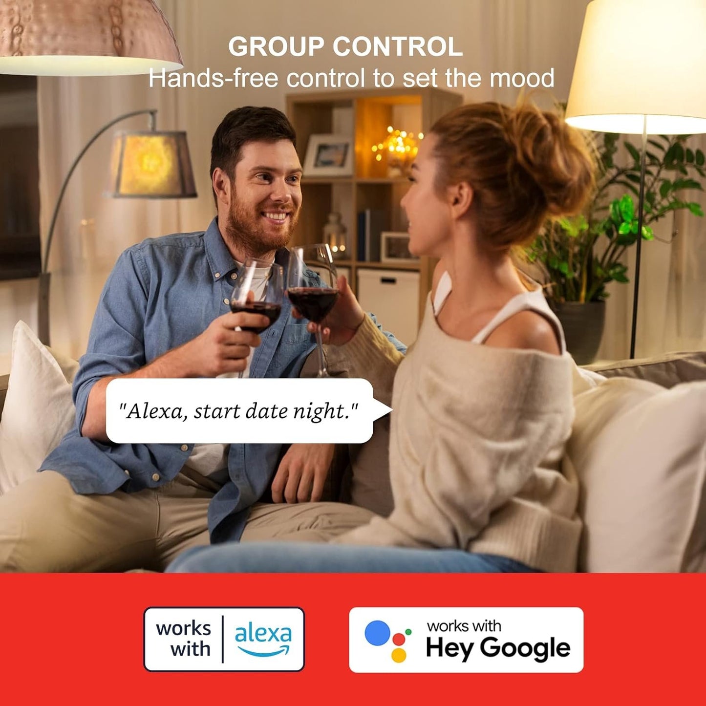 Sengled Smart Light Bulb Starter Kit, Smart Bulbs that Work with Alexa, Google Home, 2700K Soft White Alexa Light Bulbs, A19 E26 Dimmable Bulbs 800LM, 9 (60W Equivalent), 2 Bulbs with Hub