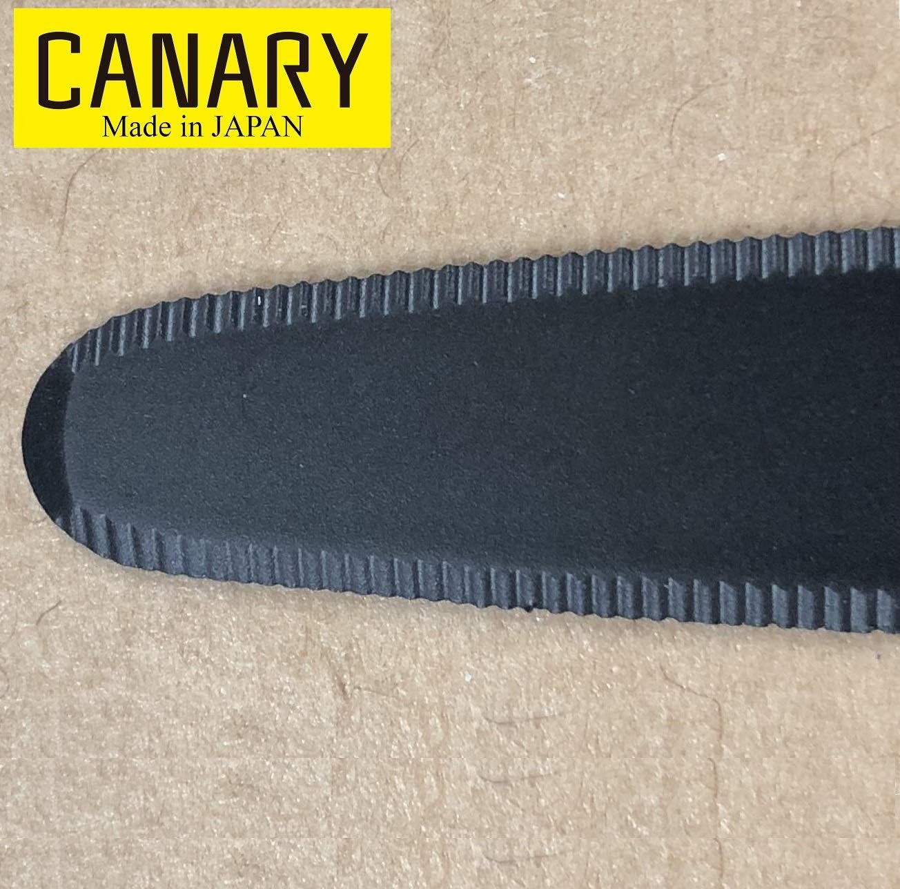 CANARY Corrugated Cardboard Cutter Dan Chan, Safety Box Cutter Knife [Non-Stick Fluorine Coating Blade], Made in Japan, Yellow (DC-190F-1)